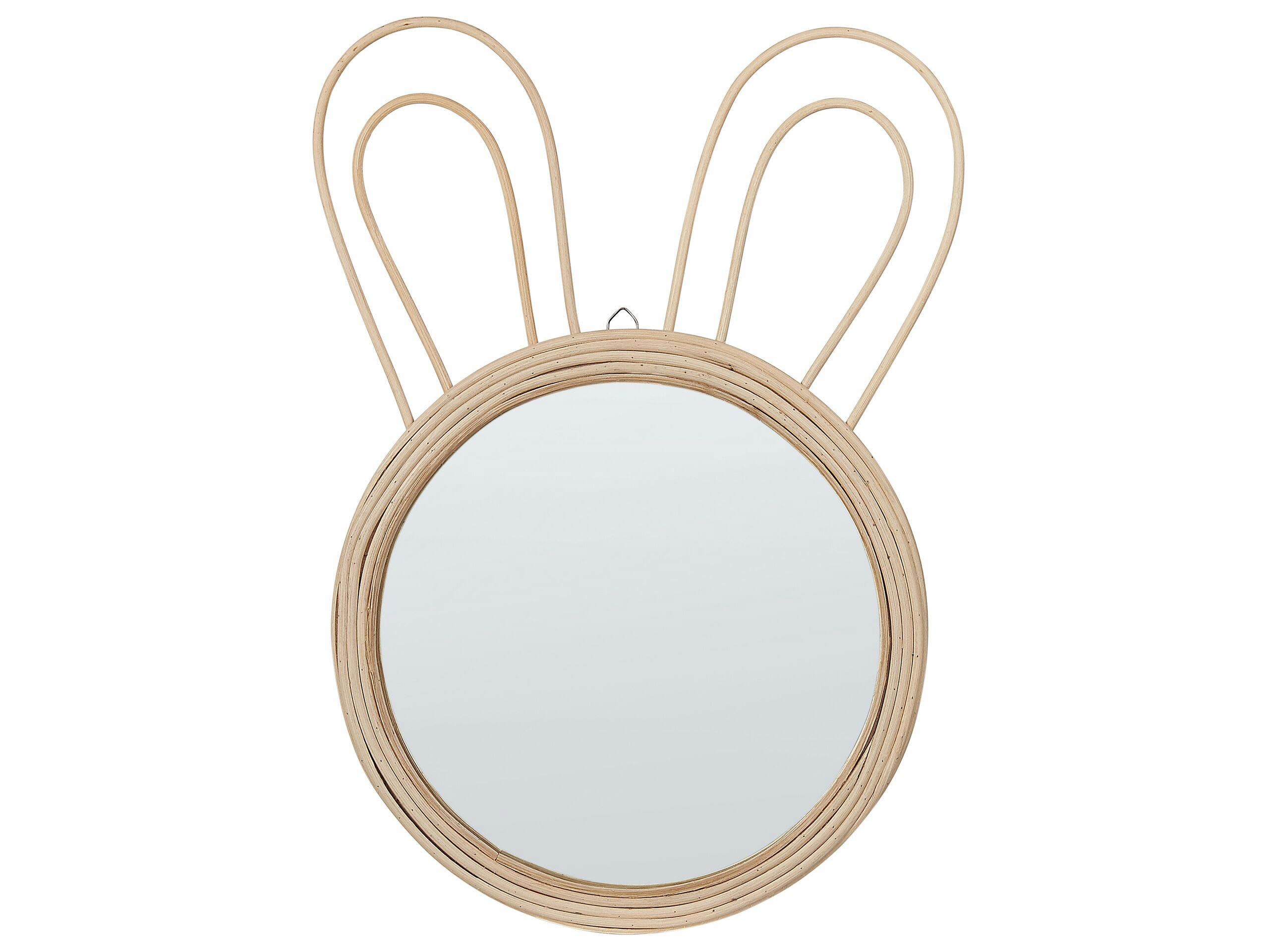 GOLONG - Miroir en bois solide naturel 45x26