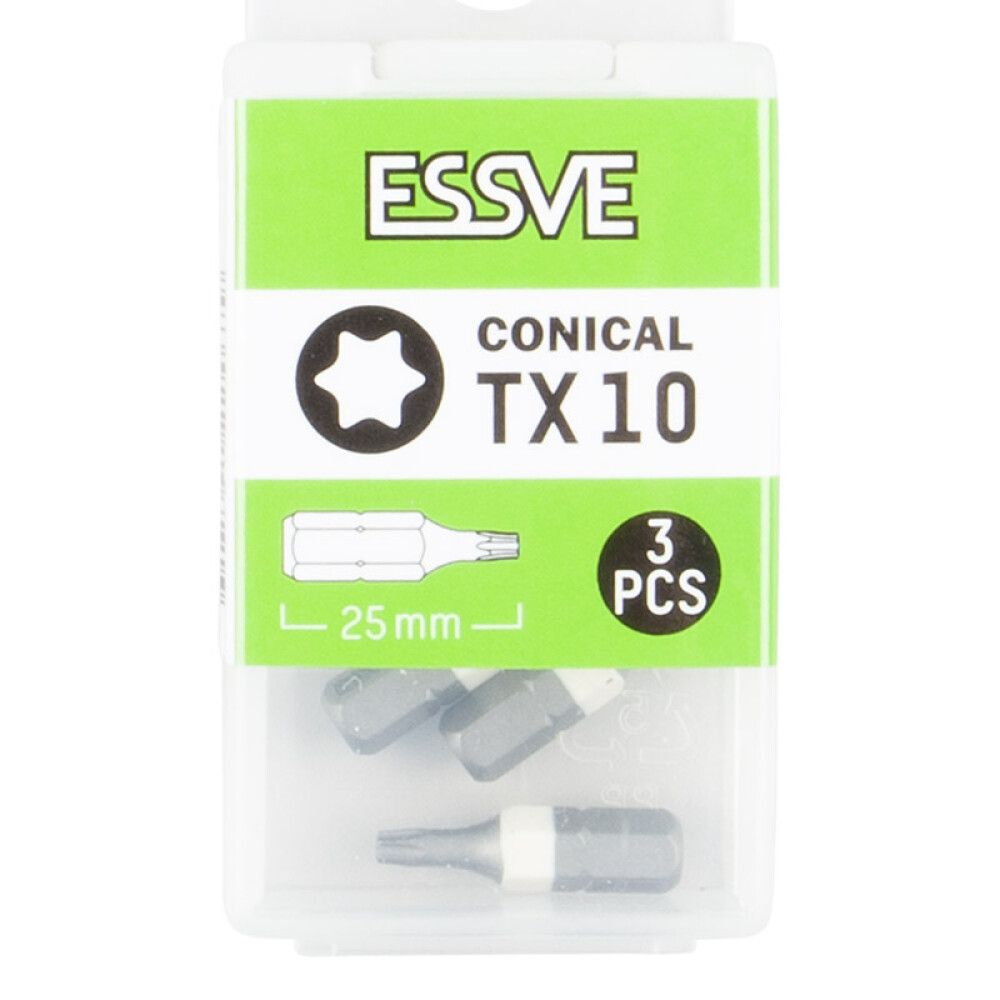 BITS ESSVE TX10 KONISKE 25MM 3PK