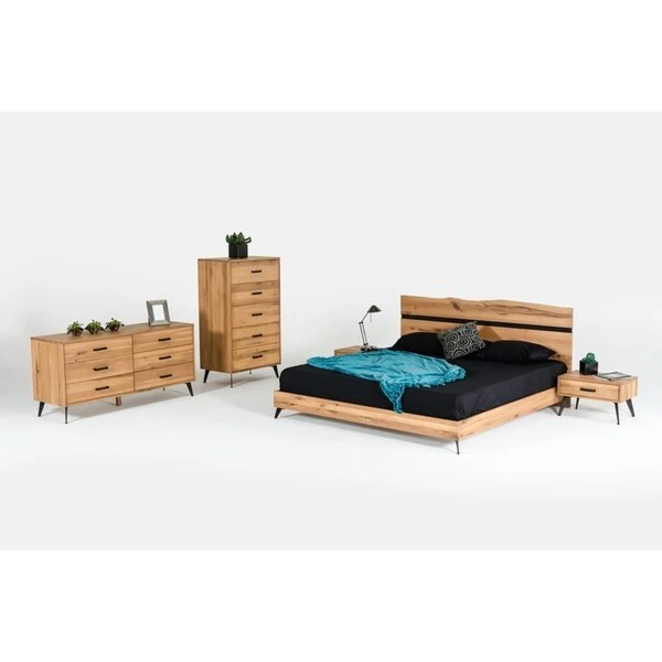 Nova Domus Alan Modern Drift Oak Bedroom Set