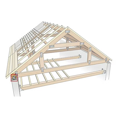 équerre 3 pans galva 140 x 30 x 72 mm vendue par 6 pièces