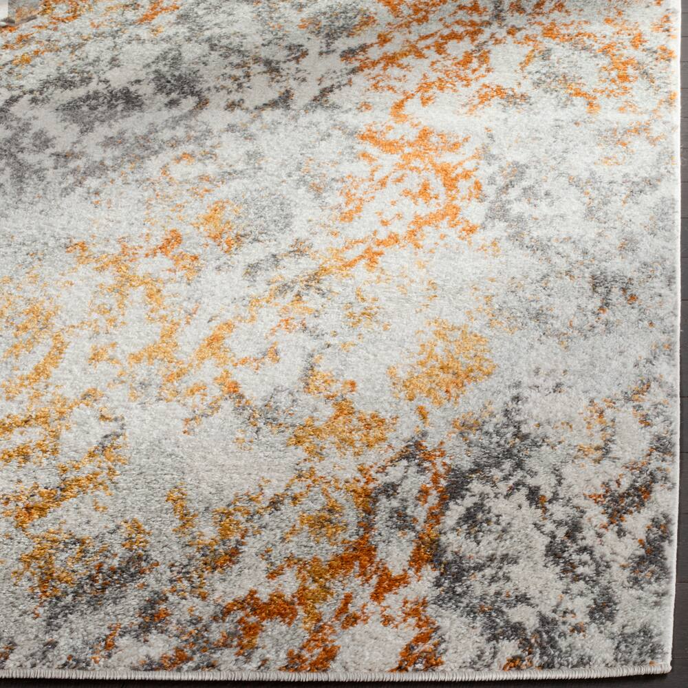 Safavieh Madison 608 Rug, Cream/Orange