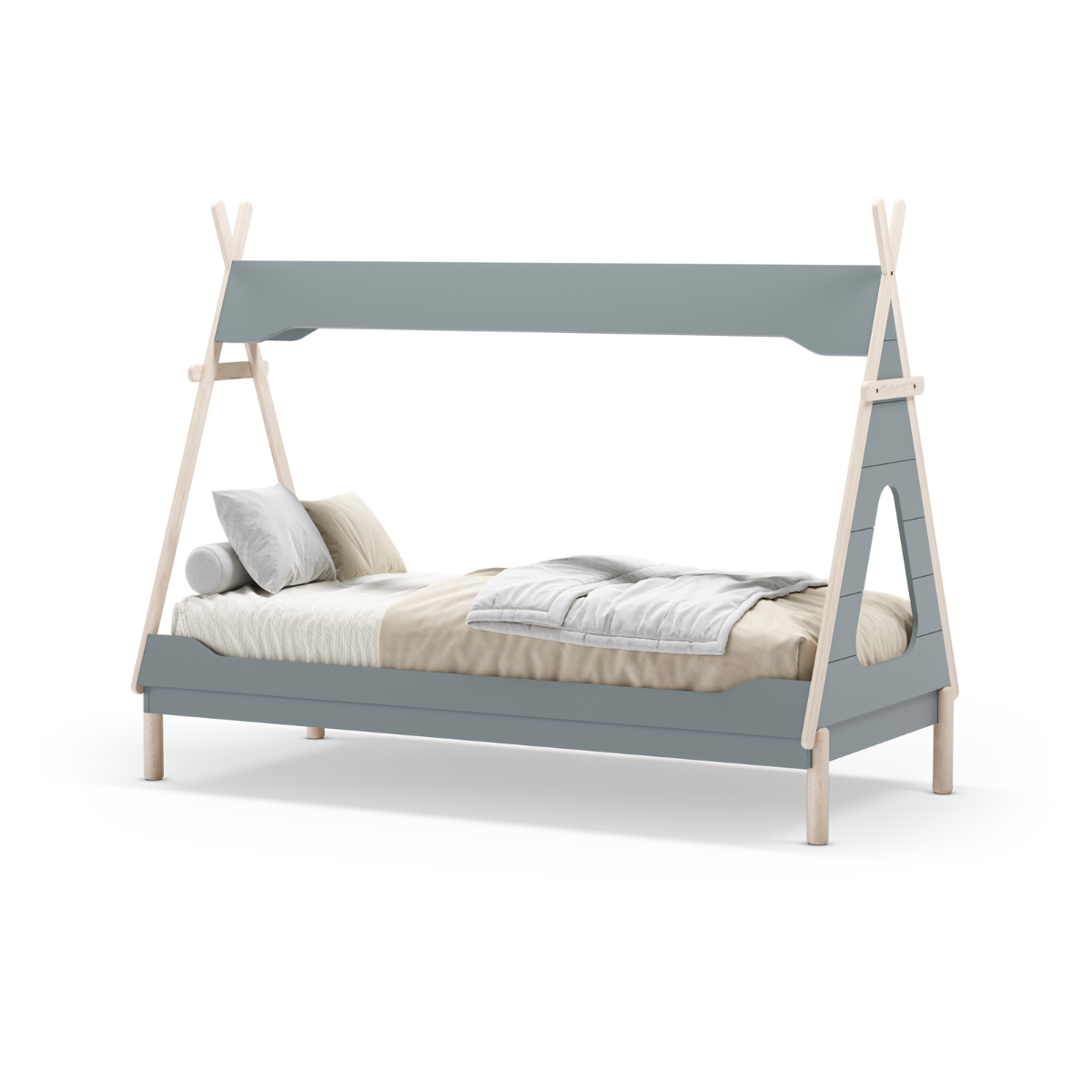 Calicosy - LOU Bed - Naturel - 104,1x205,6x162,4 cm