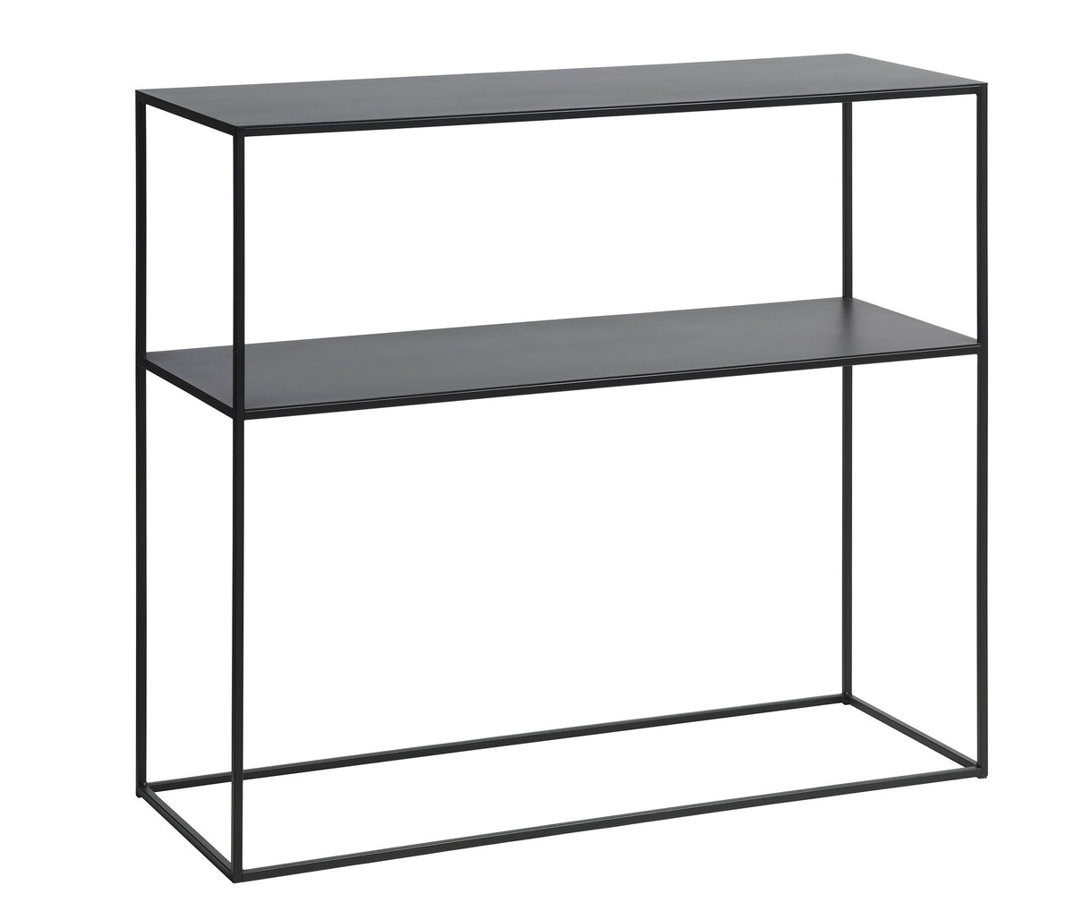 BRAM Sidetable Basha - 90 x 35 cm - Zwart
