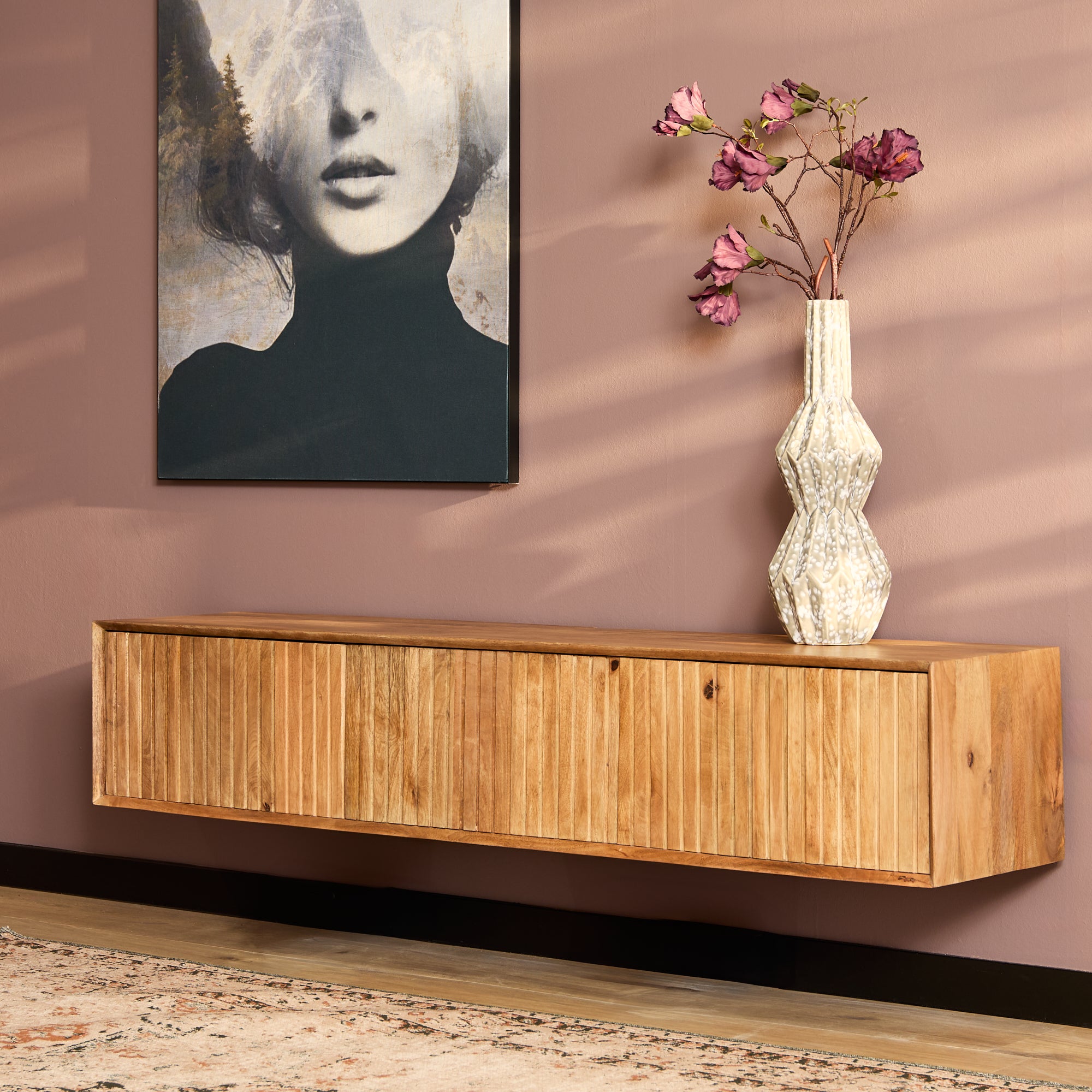 Starfurn tv meubel Madison - bruin - 35x160x30cm