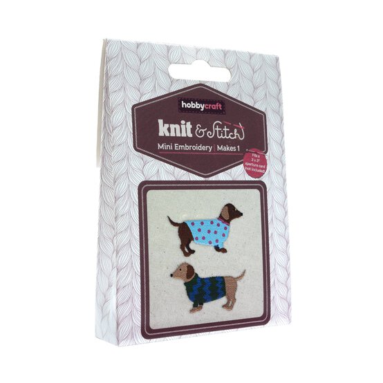 Mini Dog Embroidery Kit