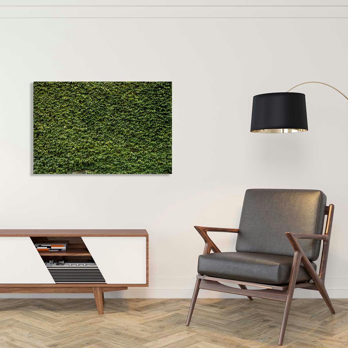 - Tableau nature mur de lierres Tableau plexiglas 90x60cm