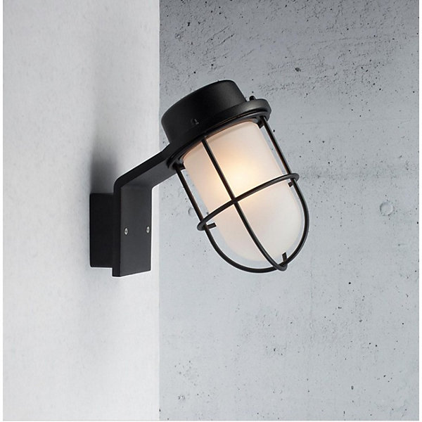 Applique murale industrielle Marina Maxi noire