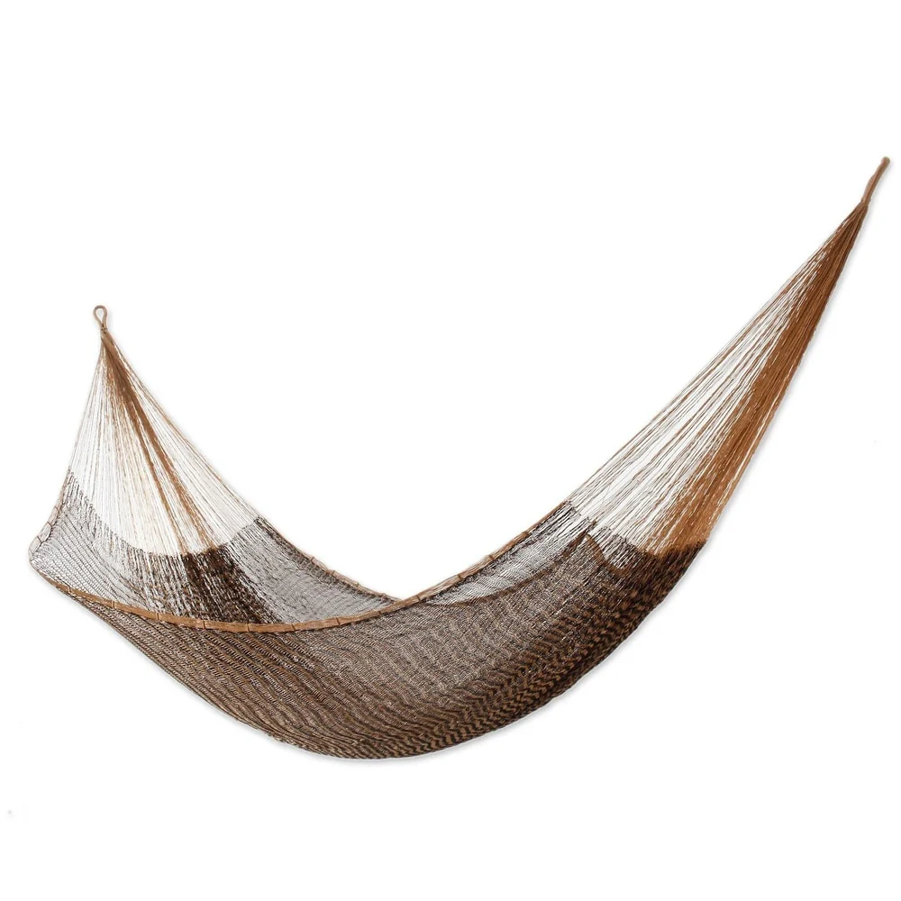Nylon handmade Caribbean Mambo Hammock Made in Mexico