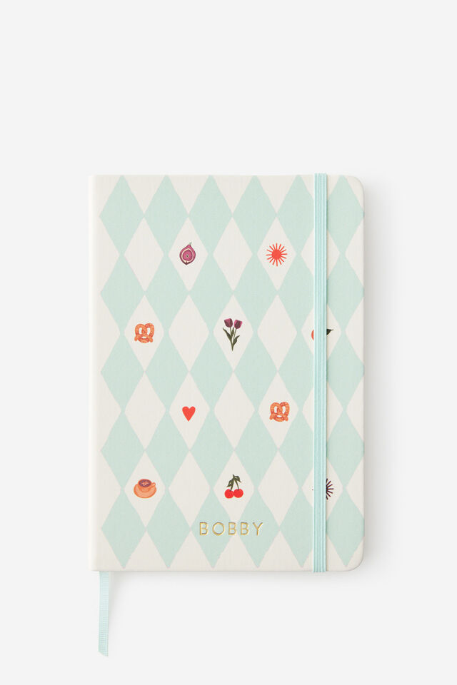 Personalised A5 Hard Lined Notetaker Notebook