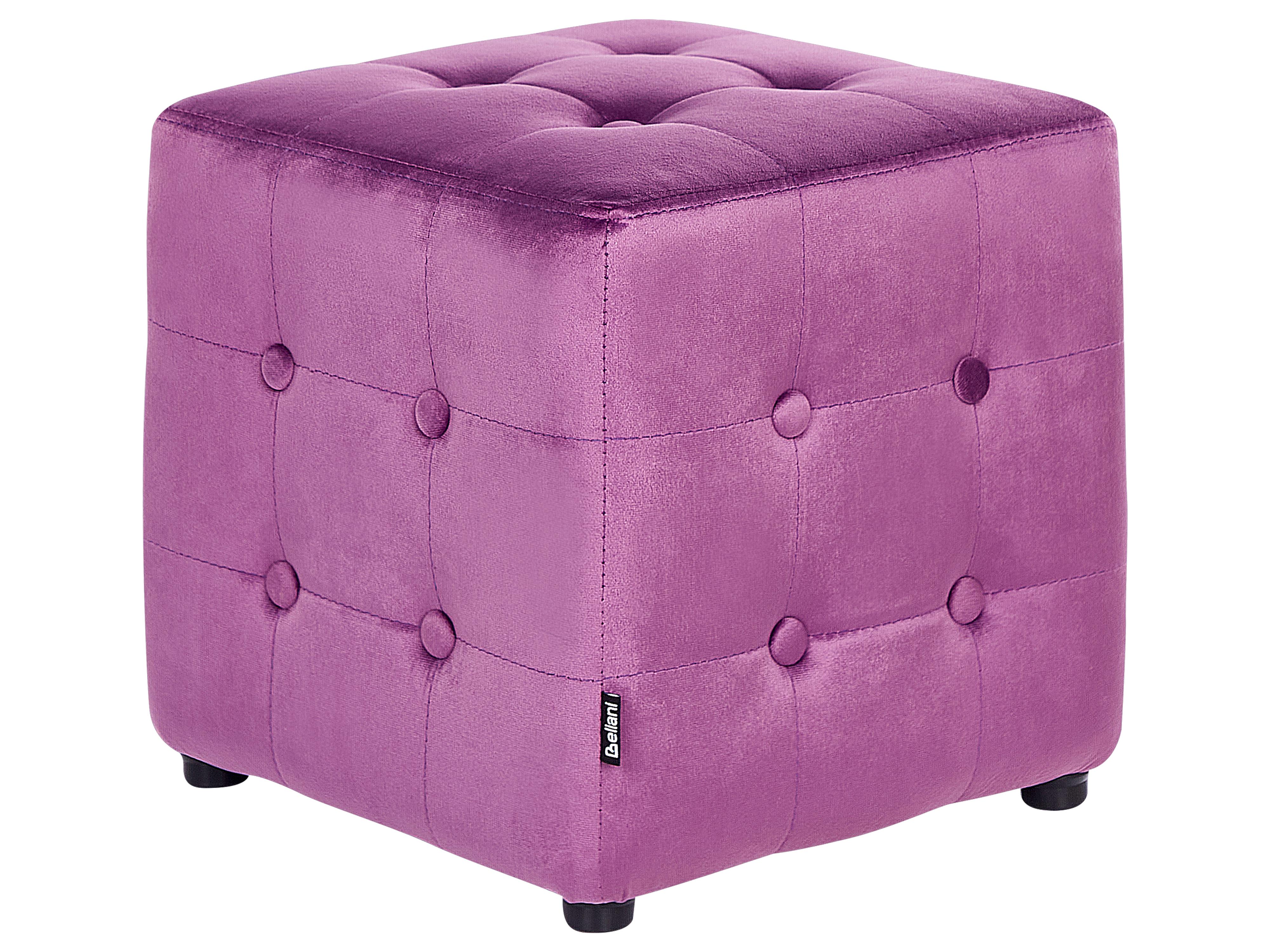 Pouffe WISCONSIN Velvet Purple