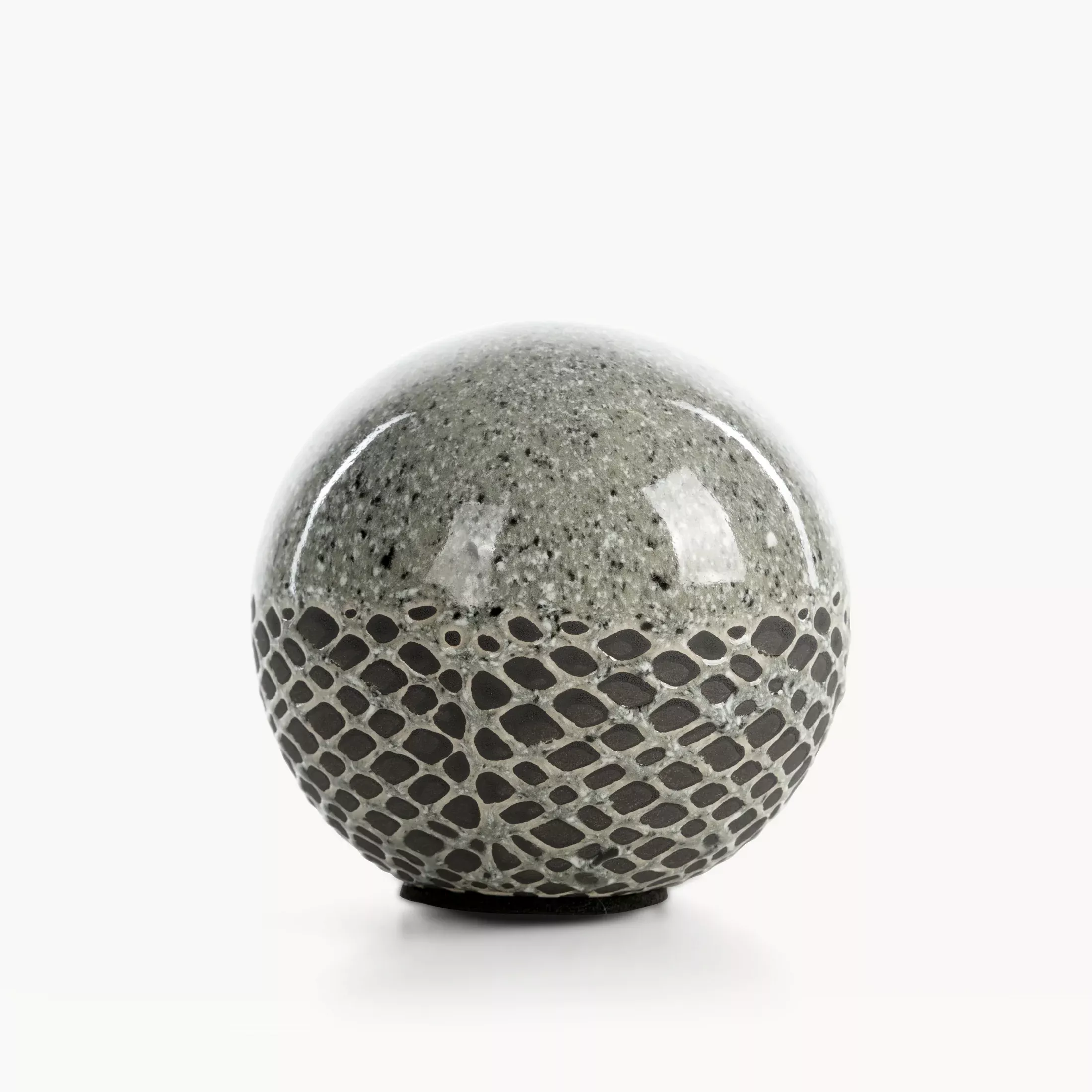 Kula dekoracyjna stalowa w nowoczesnej stylistyce 8x8 cm NORI