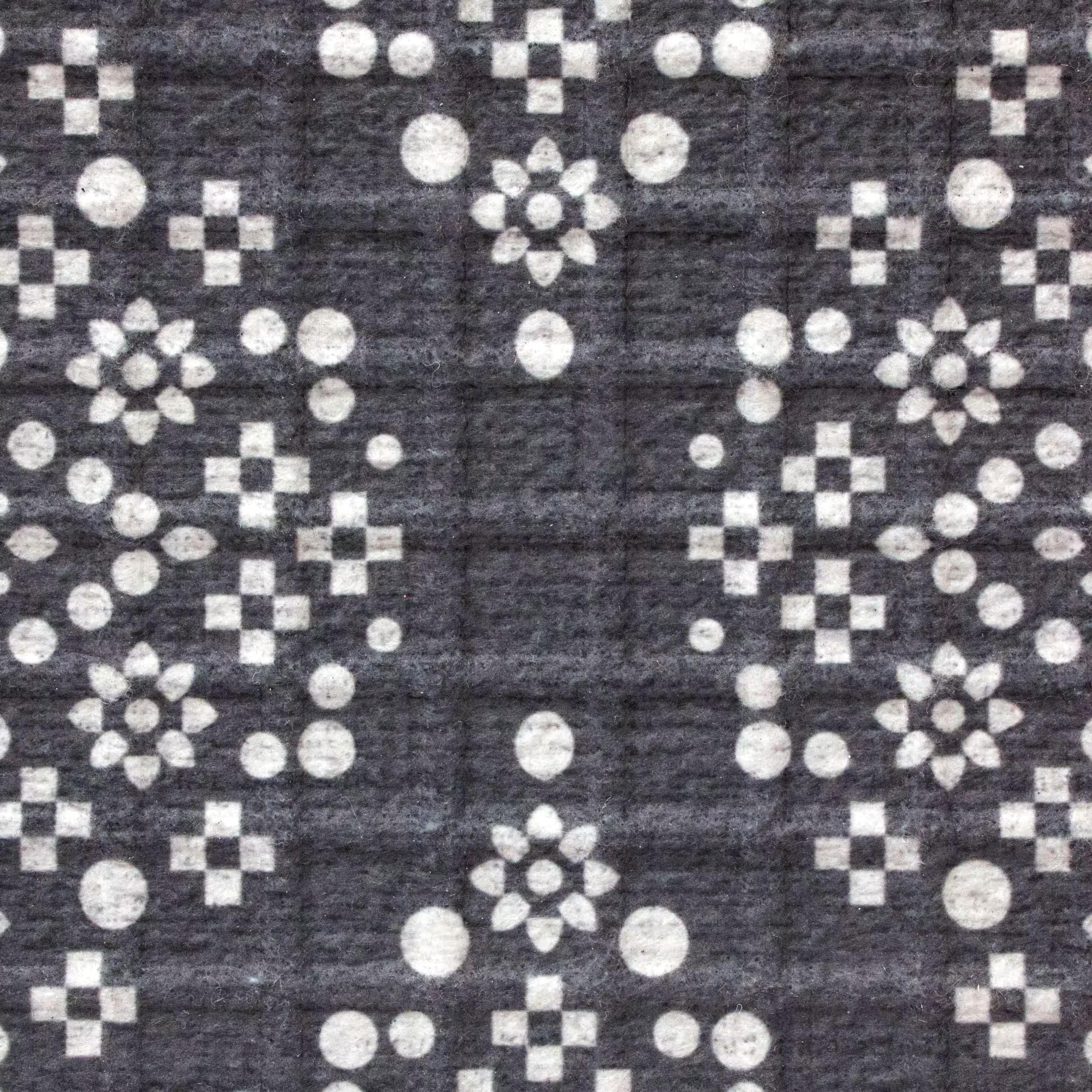 For Living Printed Medallion Indoor/Outdoor, Rubber Reground Floor Mat, 2 x 3-ft