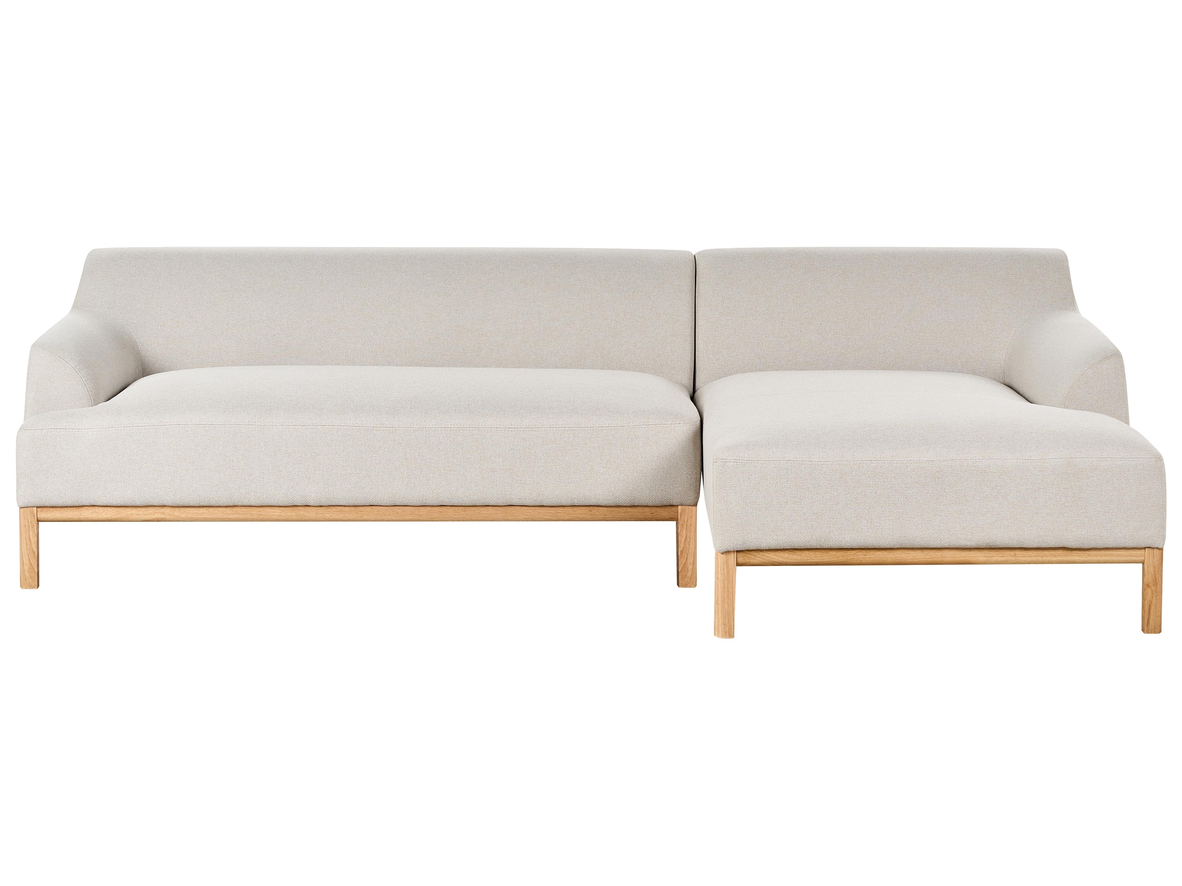Sofa 3 Seater SOSJO Fabric Light Beige