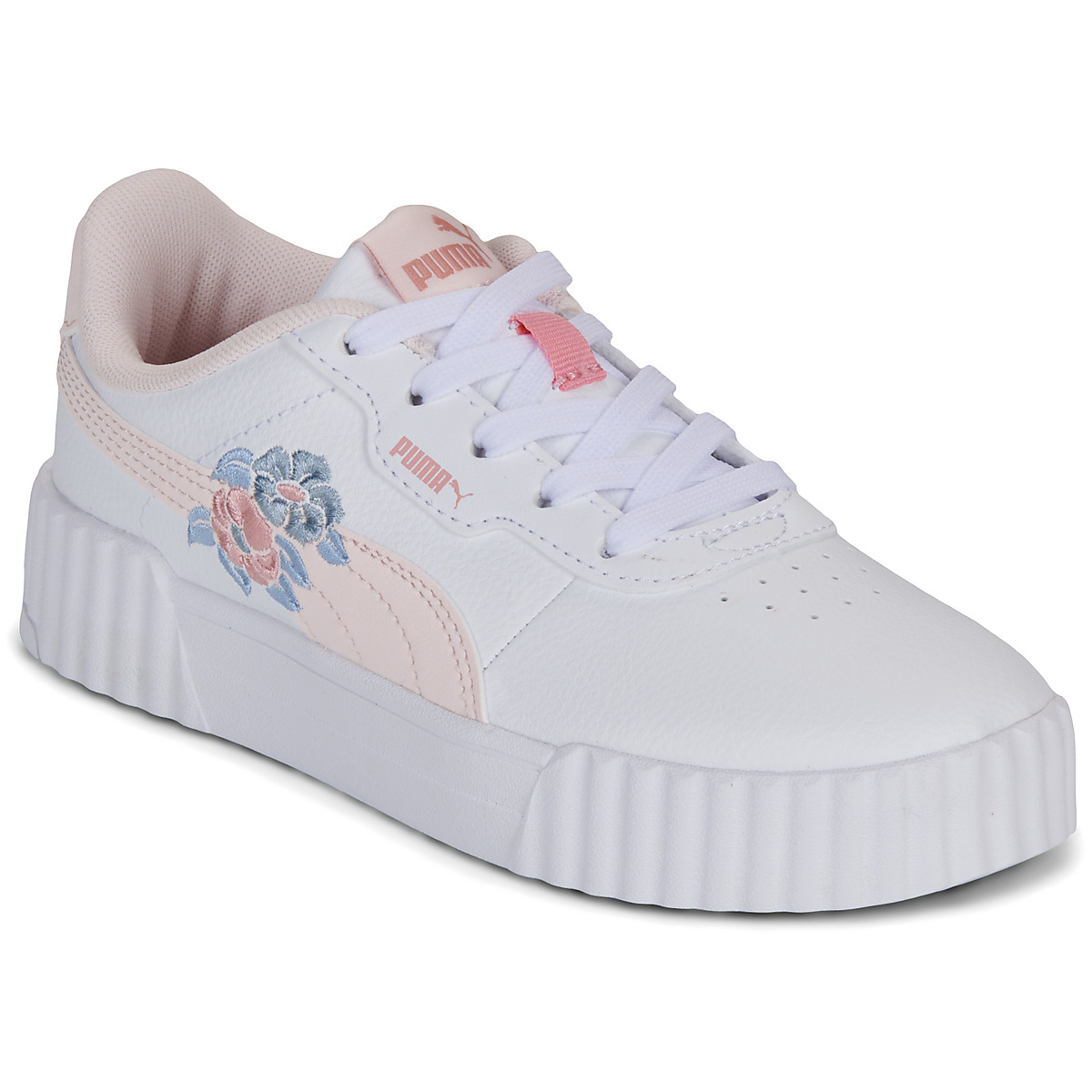 Puma - Carina 3.0 Floral PS - White / Pink