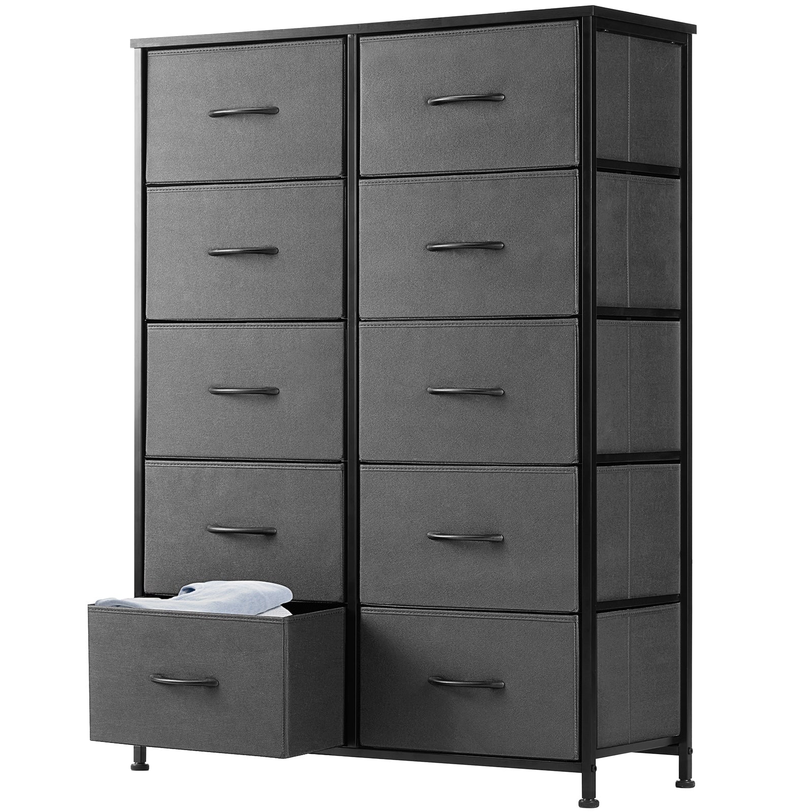 Multifunction Dresser Tall Dresser Fabric Storage Tower