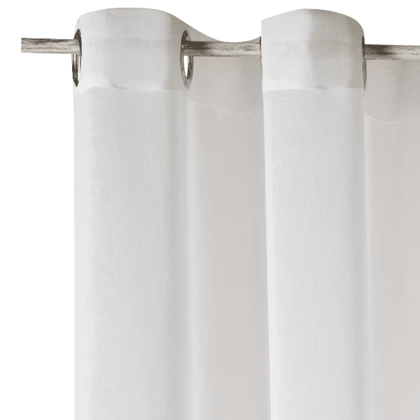 Voilage ZEPHYR coloris blanc 140 x 280 cm