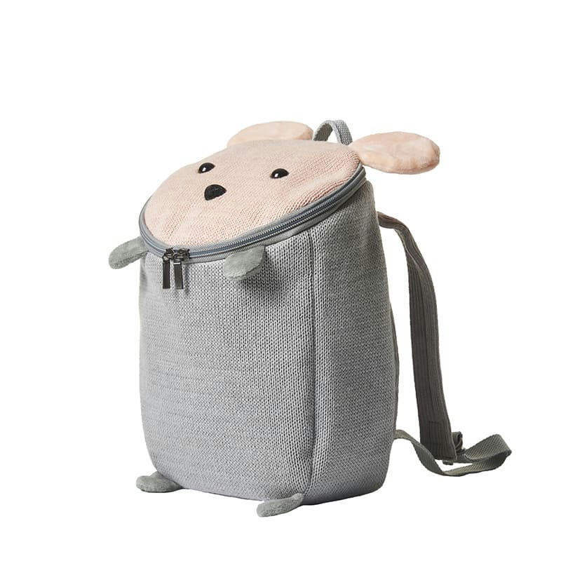 MOCHILAS - Sac à dos 100% coton souris gris