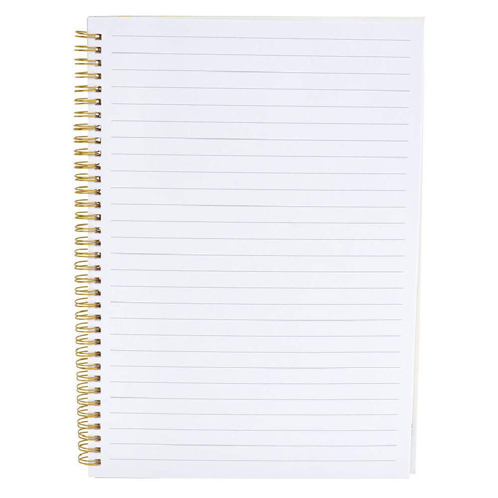 Cahier à spirale avec élastique latéral format A4 184 pages