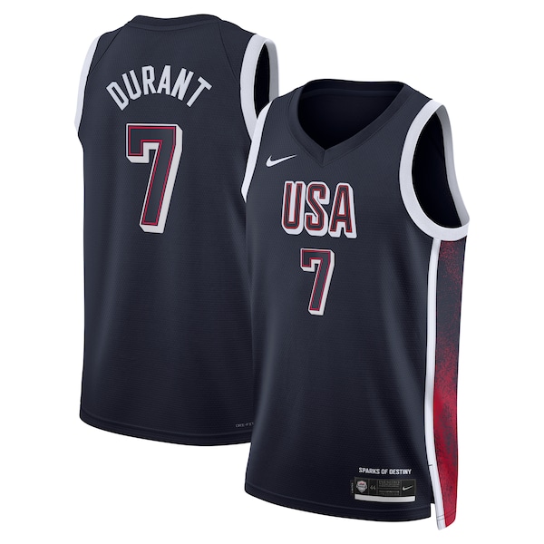 Kevin Durant Men's USA Basketball Nike Unisex 2024 Swingman Player Jersey - Navy