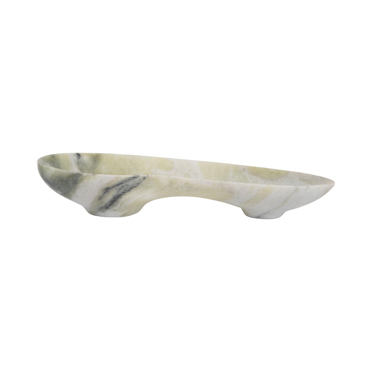 Present Time schaal Organic Groot - groen - 37x13x7cm