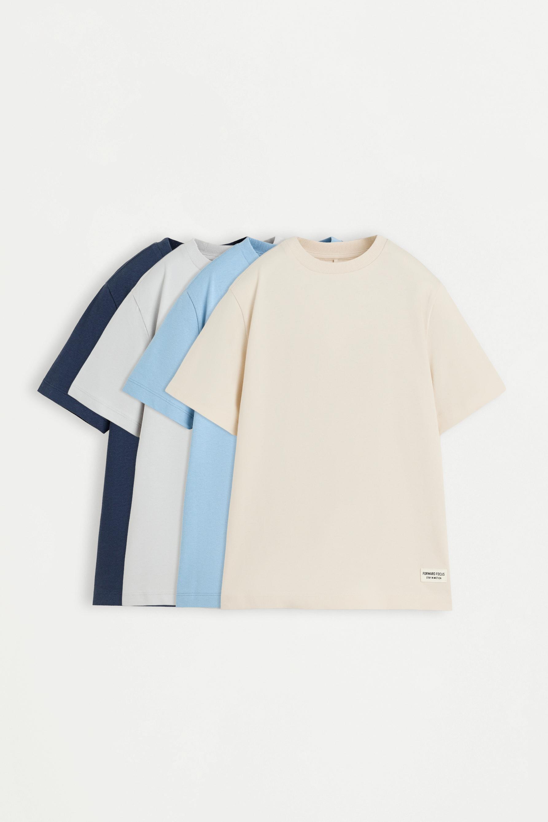 Pack 4 camisetas lisas