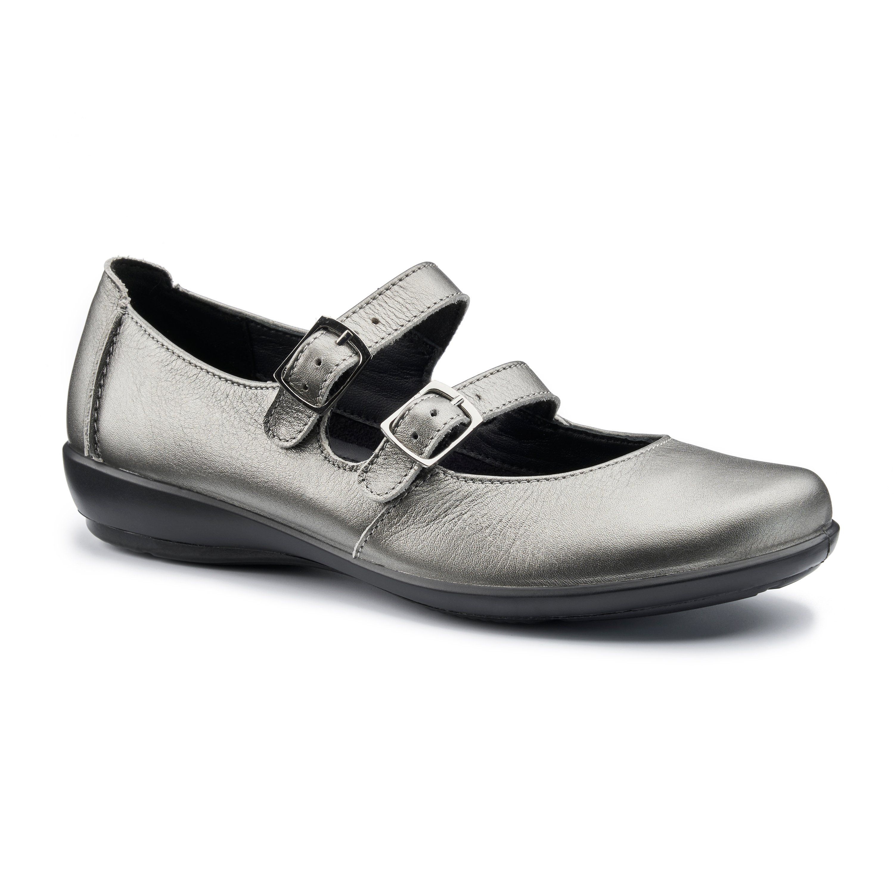 Hotter Wide Fit 'Promise' Twin-Strap Mary Janes