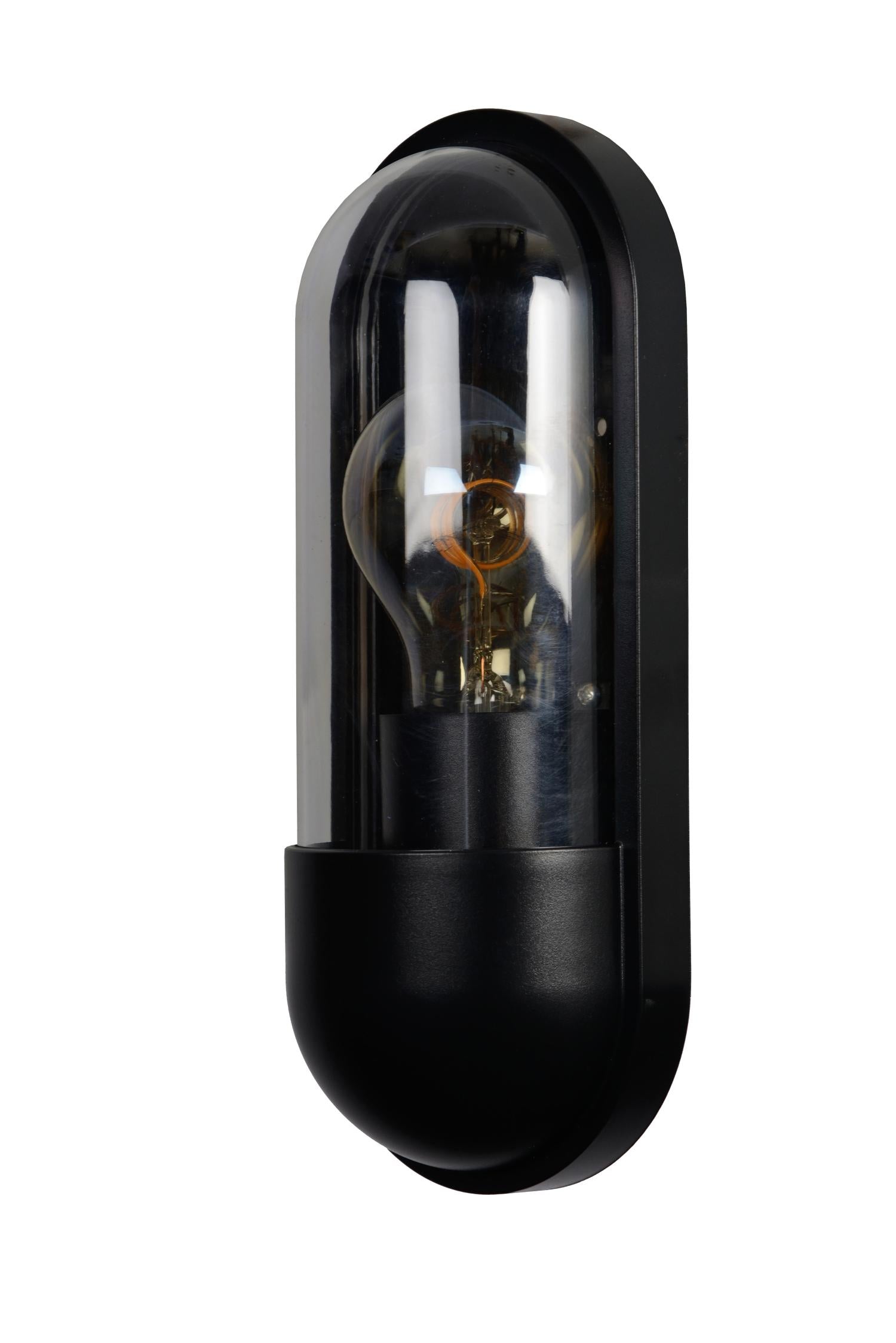 Lucide CAPSULE Wandlamp - Zwart