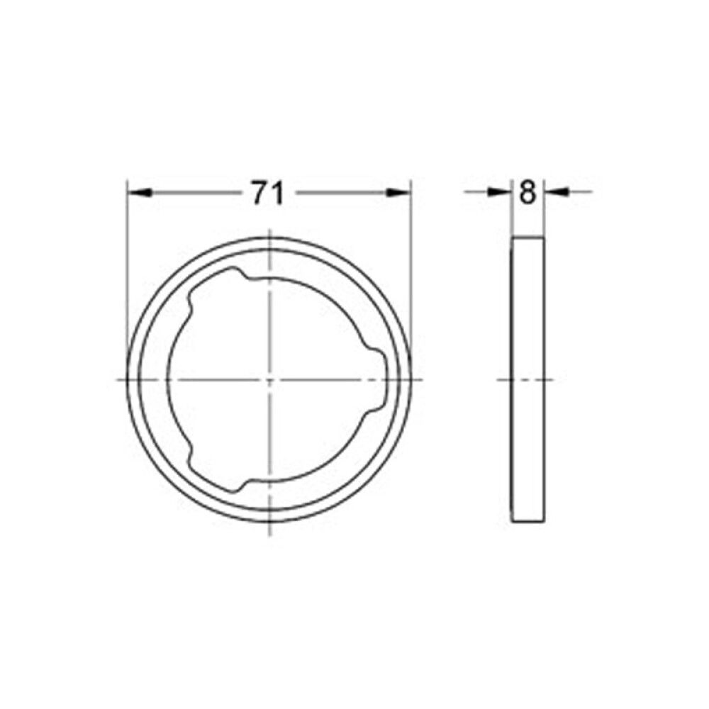 UTLIGNINGSSKIVE GROHE RAINSHOWER