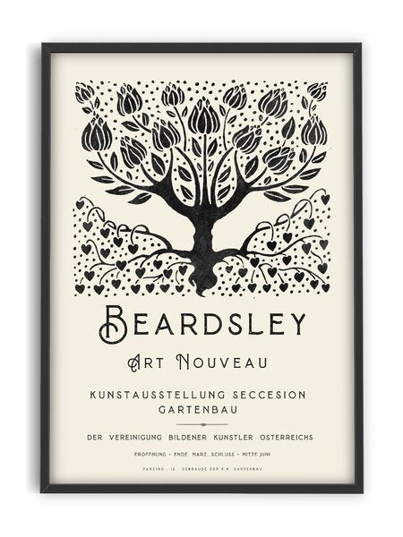 PSTR studio - Aubrey Beardsley - Art Nouveau Tree