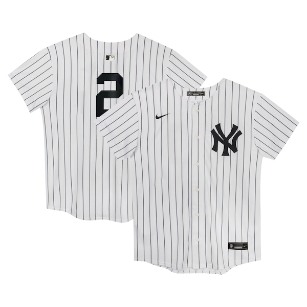 Derek Jeter New York Yankees Nike Preschool Home Game Jersey - White