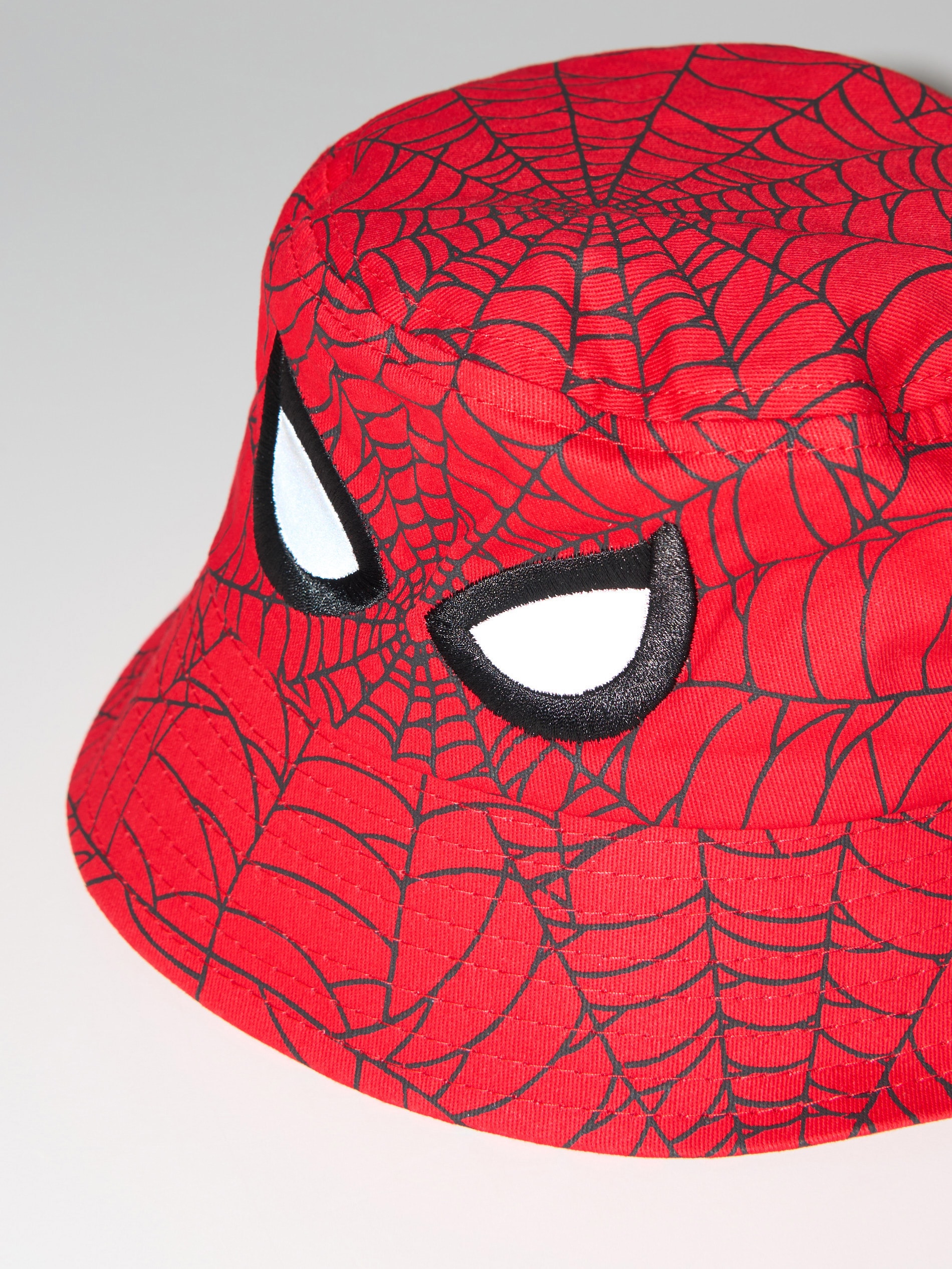 Bawełniany bucket hat z odblaskowymi elementami Spider-Man