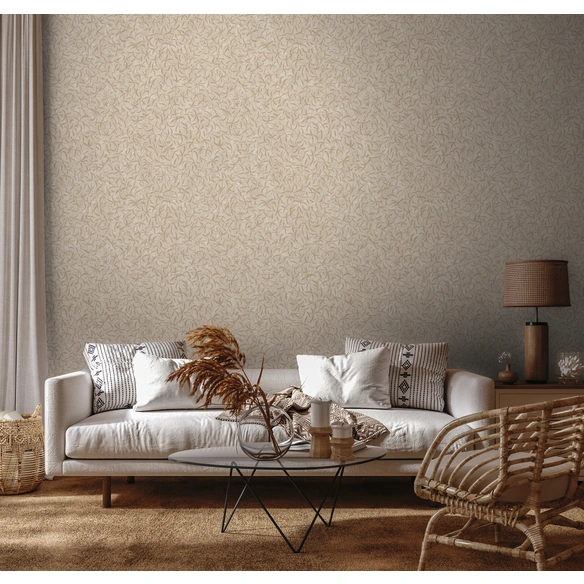Vliestapete, BxL: 53 x 1005 cm, taupe