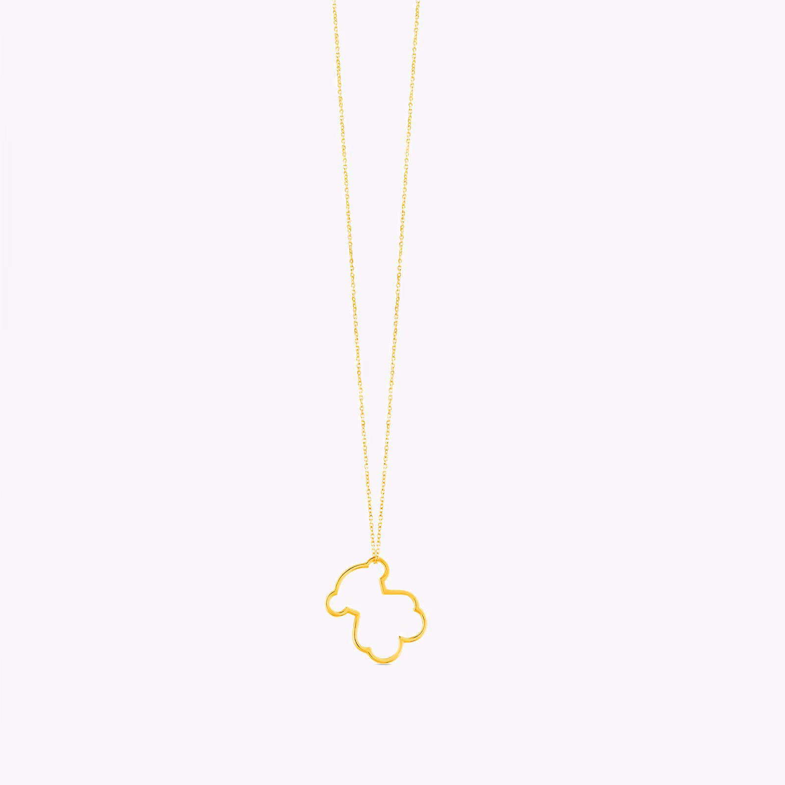 Collar de oro Silueta