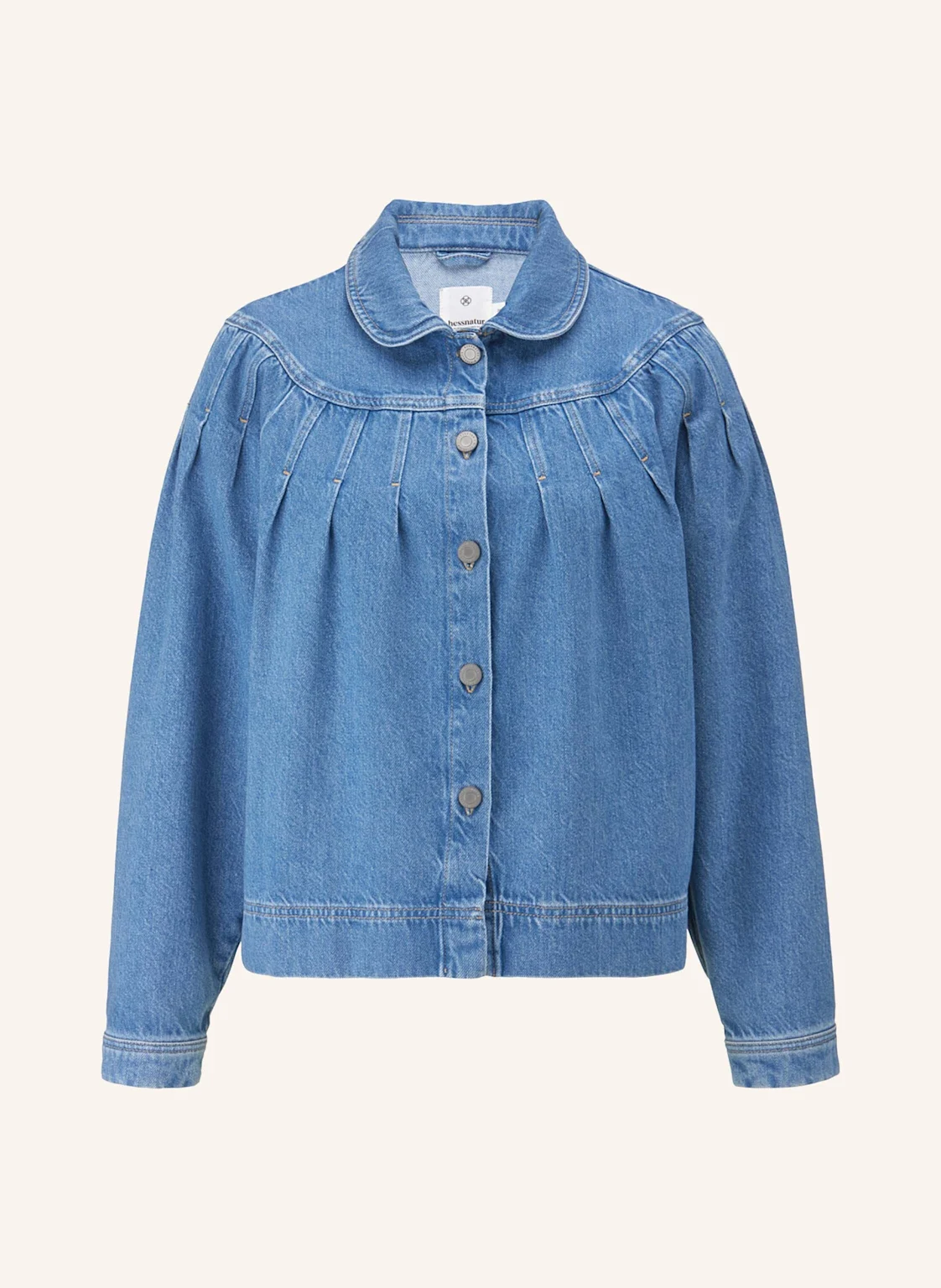 hessnatur hessnatur Jeansjacke Relaxed aus Bio-Baumwolle mit TENCEL™ Lyocell