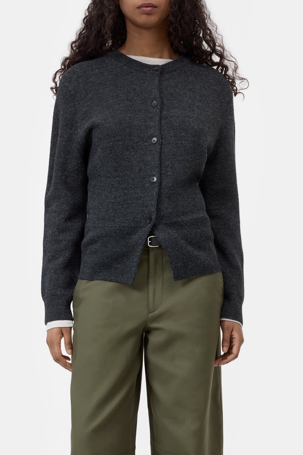 Cardigan aus reiner Wolle