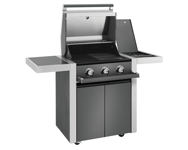 BeefEater 1700 Series - 3 Burner BBQ With Side Burner