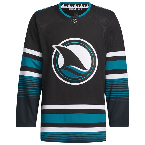 San Jose Sharks adidas Alternate Authentic Primegreen Jersey - Black