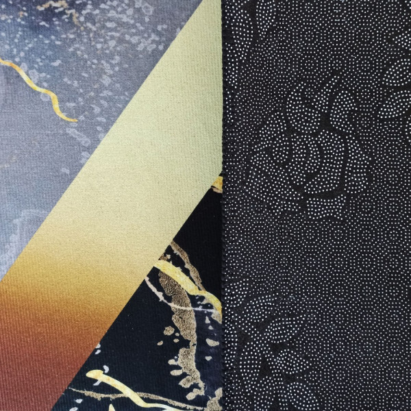 Dywan BLACK and GOLD N 12 60 x 100 cm czarny