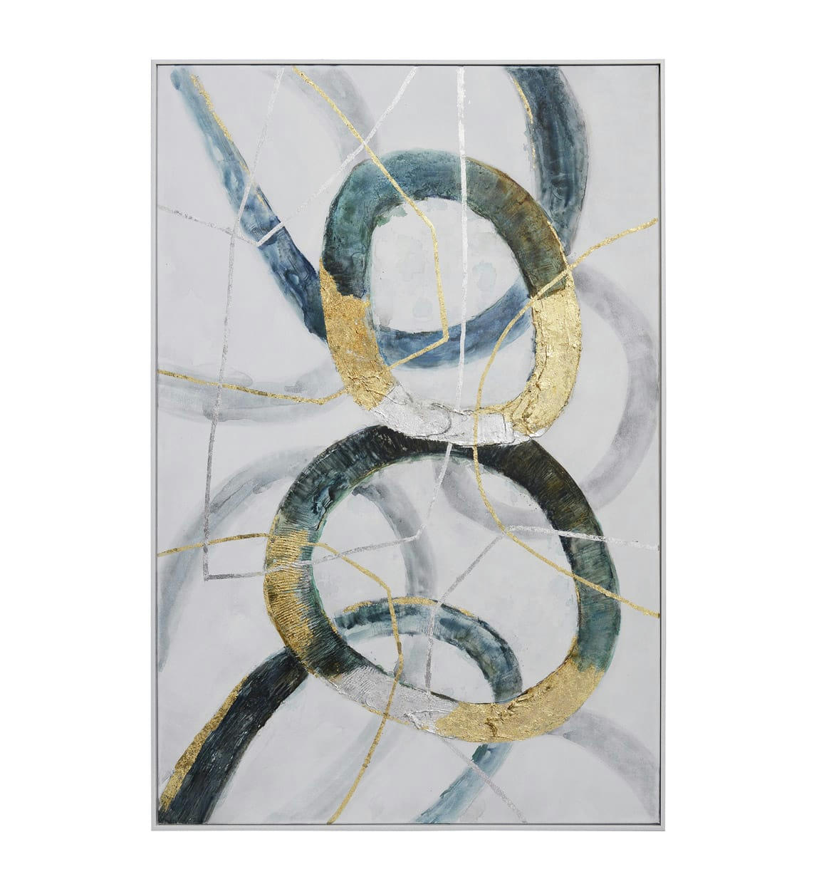 BERNA - Tableau à l'huile sur bois blanche, 100x150 cm