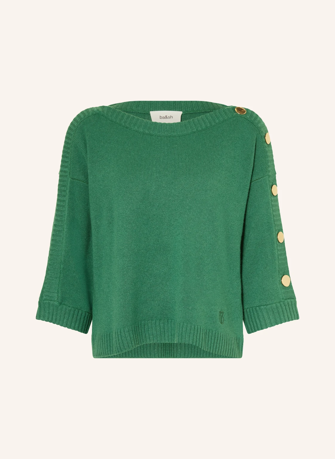 ba&sh Cashmere-Pullover mit 3/4-Arm