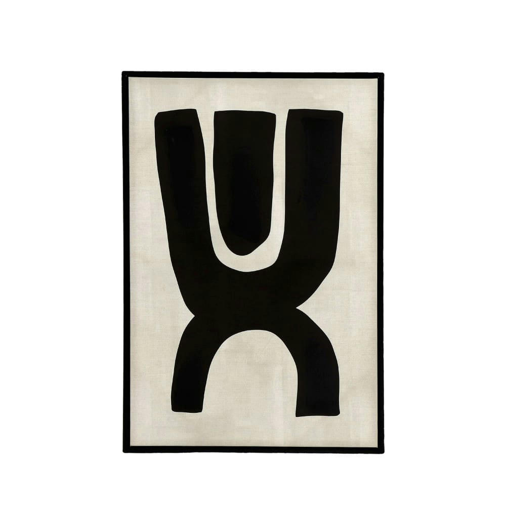 EQUILIBRO III - Toile avec cadre noir 60x90cm