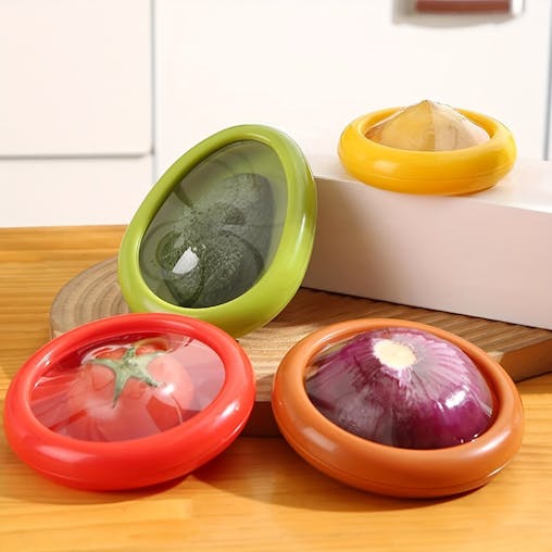 NNETM 4pcs Large Silicone Food Storage Containers