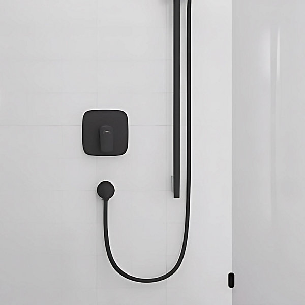 Coude de raccordement HANSGROHE FixFitE Noir mat