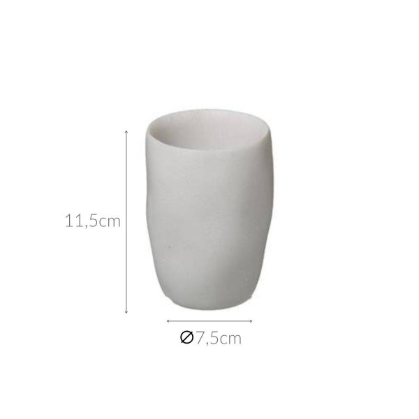 Pojemnik na szczoteczki do zębów, Ø 7,5 cm, polyresin