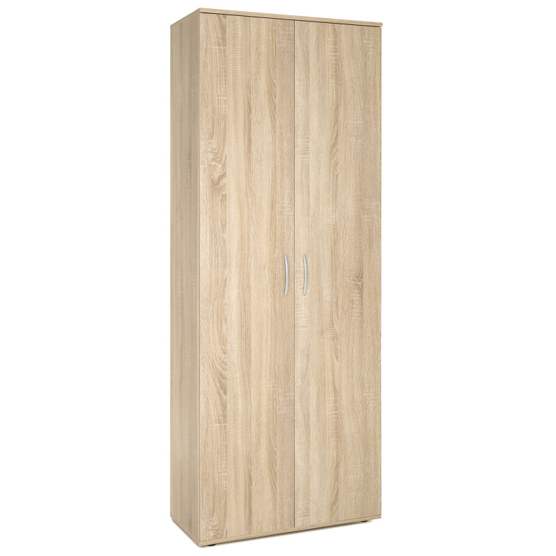 Armoire multi-fonctionnelle chêne 70 x 34 x 187 cm PRACTO HOME