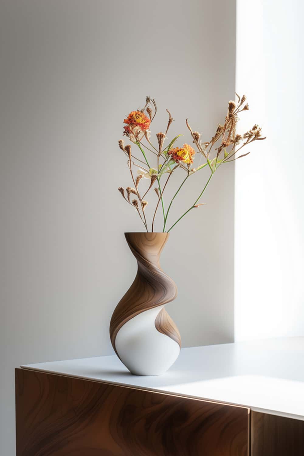 Vase Wood Sculpture #WG029
