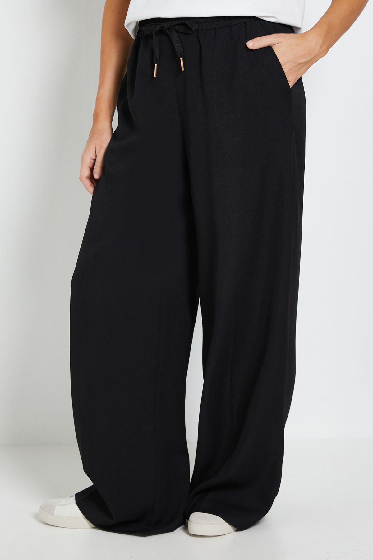 Dorothy Perkins Tie Waist Wide Leg Trousers