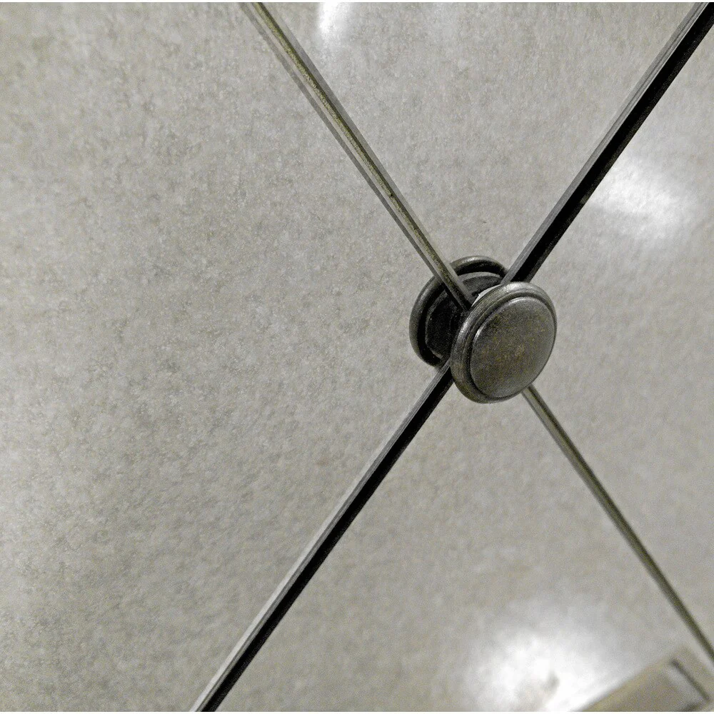 Best Master Furniture YJ001 Wood and Glass 60 Inch Round Dining Table - Bronze