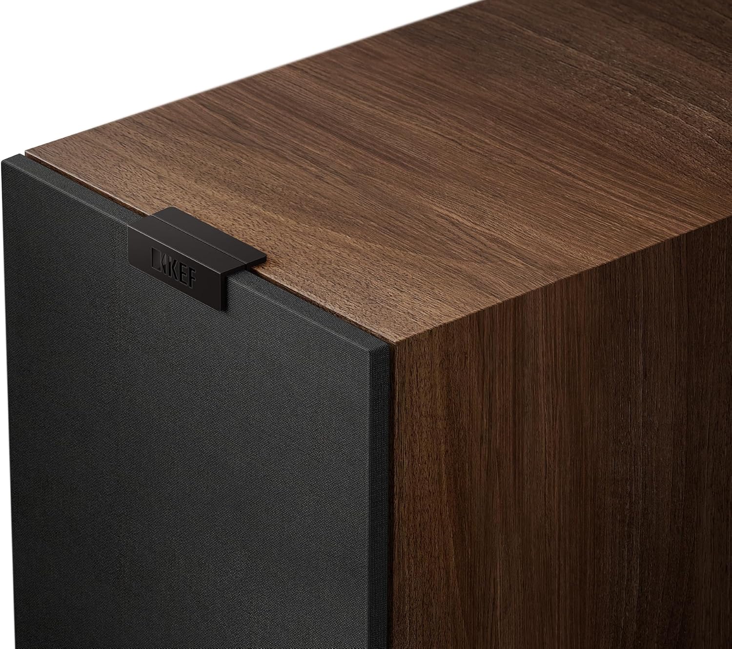 KEF Q1 Meta Bookshelf Speaker (Walnut, Pair)