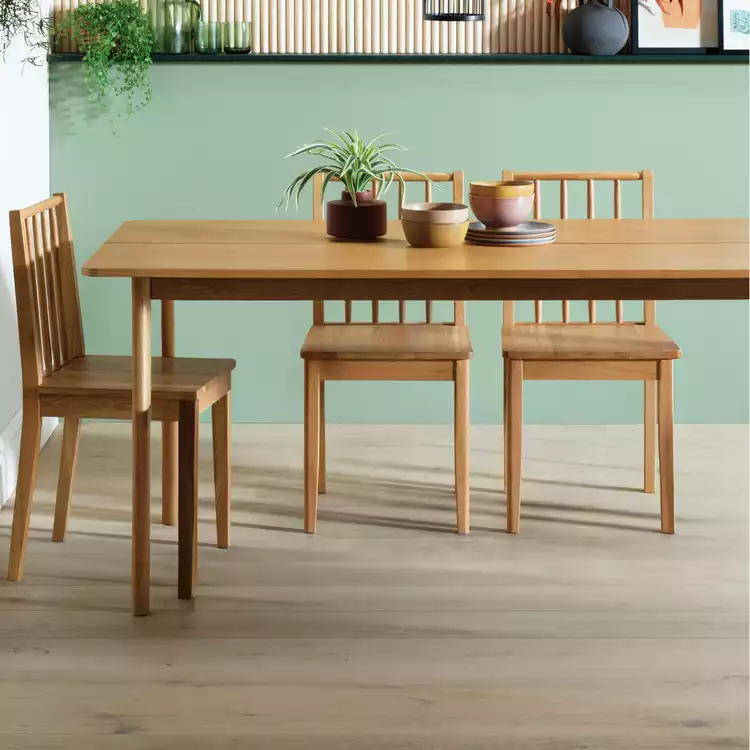 Habitat Nel Oak Veneer 4 Seater Dining Table